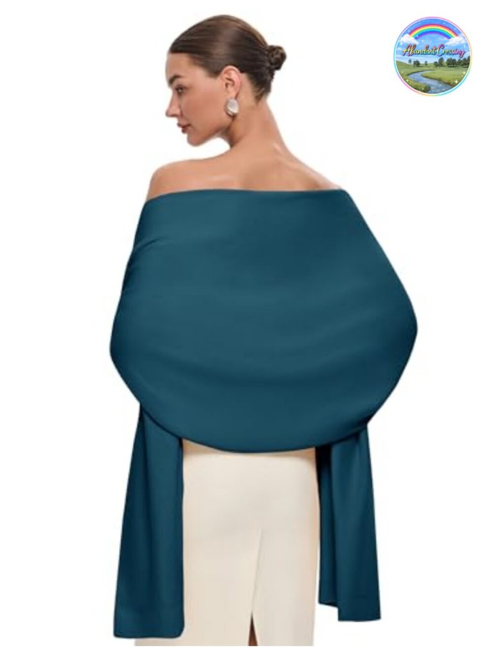 Pashmina Shawl Wrap Large Bridal Evening Winter Scarf Viscose